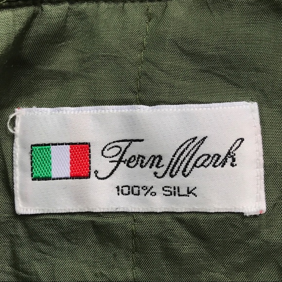 Vintage Silk Italian Hooded Bomber Jacket - Picture 12 of 12